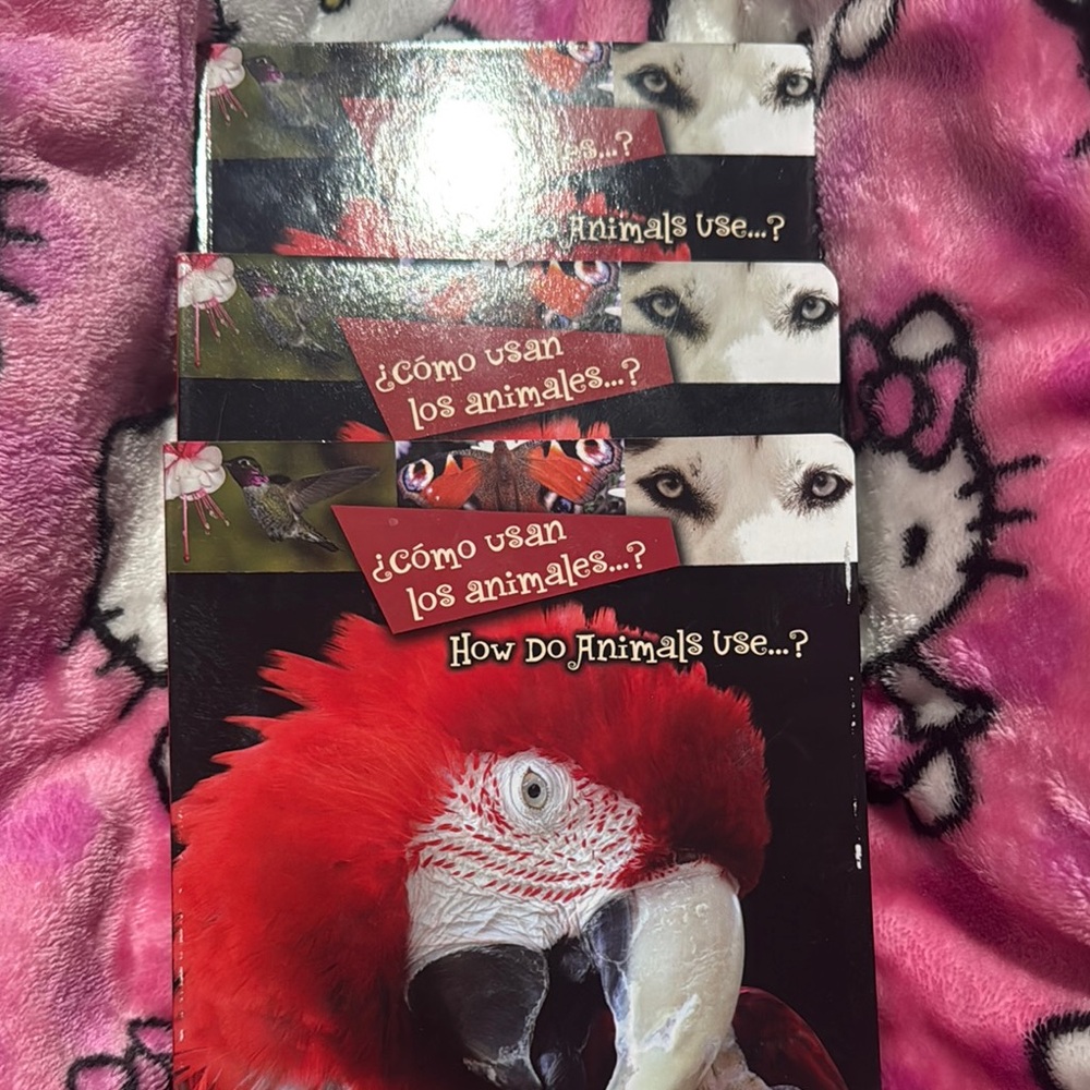 Animal Book Set with Parrot Cover